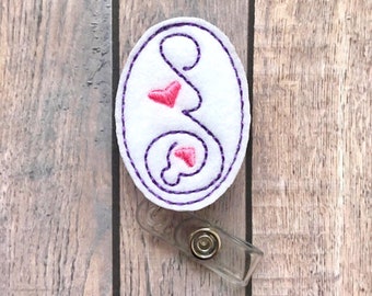 L&D Badge Reel, Labor and Delivery Nurse Badge Reel, Labor and Delivery Nurse, OBGYN Badge Reel, Ultrasound Tech Badge Reel
