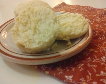 Fluffy Vegan Southern Biscuits - Plus Original Mocha Gravy Recipe - Instant Download Recipes - Delicious Reason to Eat Healthy