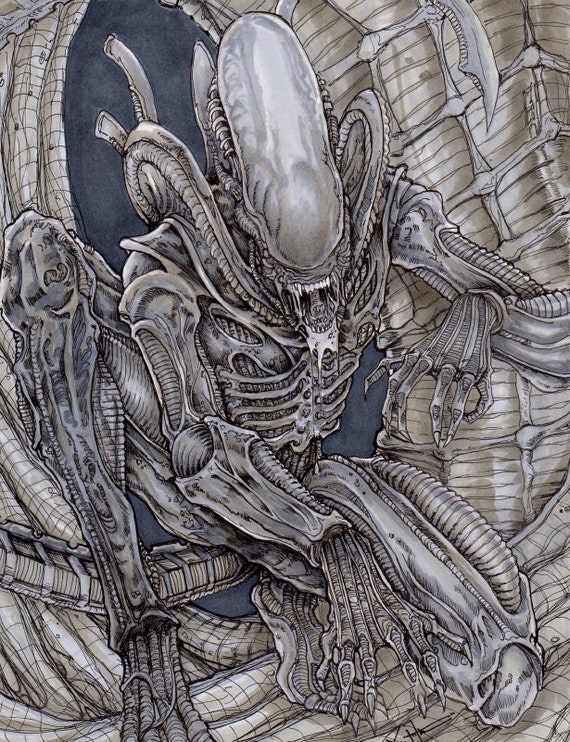 Alien Xenomorph Poster Print