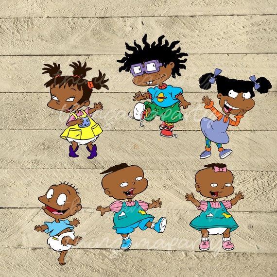 Download African American Rugrats Babies of Color Set Afro