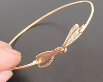 Dragonfly Bracelet, Dragonfly Jewelry, Insect Jewelry, Nature Jewelry, Dragon Fly Jewelry, Nature Bracelet Bangle