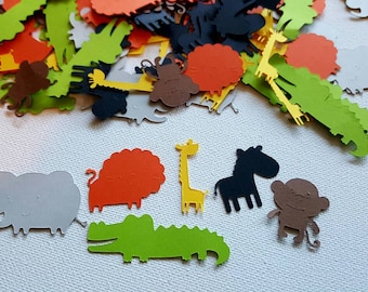 150 piece Zoo Confetti, Zoo Birthday party, Zoo Baby Shower, Confetti