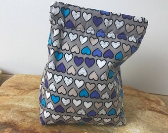 Taschenorganizer, bag with snap closure, Easter gift