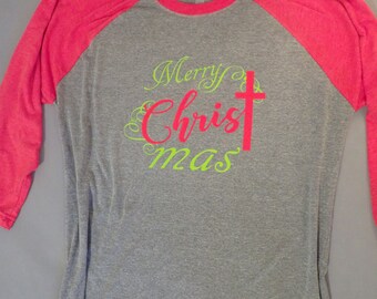 Merry Christ mas, Christ is the Reason, Reason for the season, Christmas Shirt, Inspirational Shirt,