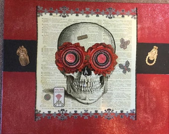 Bibliophilist Sugar Skull Art