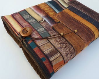 Book Sleeve, Book Fabric cover, book pouch, paperback book sleeve, Fabric book cover, book lover gift, Book Gift for Him