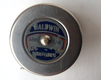 Vintage Baldwin Pathfinder 6 ft. Tape Measure