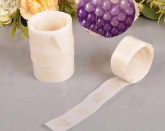 100 Glue Dots Double Side Balloon Stickers Adhesive Tape Craft Photo Tape Scrapbooking Planners Making Cards Wedding Wall Tape Balloon Art