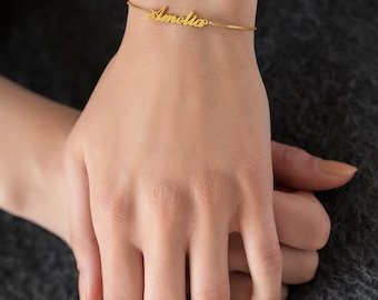 Personalized Name Bracelets - Custom Name Bracelets - Personalized Name Bracelet - Baby Name- Personaized Keepsake Bracelets - Font #3