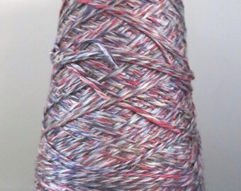 Vtg VARIEGATED RAYON SLUB Yarn - Rose Quartz # 4907 - 12 oz