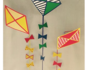 Kite Decorations Hanging set of 3