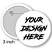 Custom Button, 3" Pin Badge, Pin Back Button, Custom Party Favor, Custom Wedding Favor, Buttons in Bulk, Pin Badge, Bulk Buttons