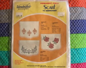 Wonder Art Scarf Embroidery