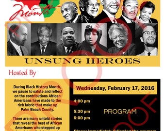 black history flyer