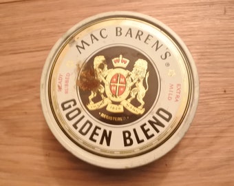 Vintage Mac Barens golden blend Pipe Tobacco Tin