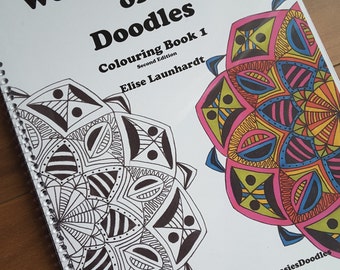 Book: Weasie's World of Doodles, Colouring Book 1
