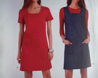 A1265 Simplicity Misses Jumper and Dress Pattern Misses Size 8 to 18 Easy Simplicity Pattern