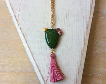 Necklace with Prickly Pear