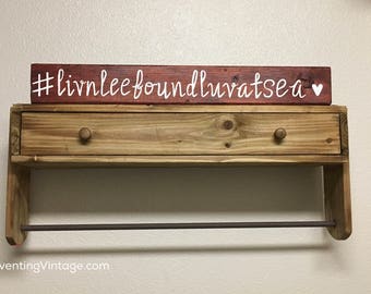 Personalized hand painted hashtag