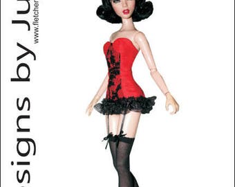 PDF Bewitching Lingerie Pattern for 16" Deja Vu Dolls Tonner