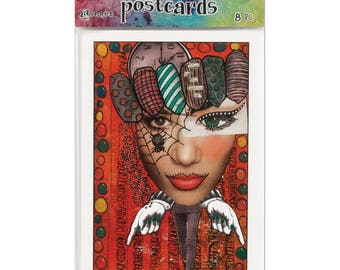 Dyan Reaveley's Dylusions Postcard Images 4"X6"