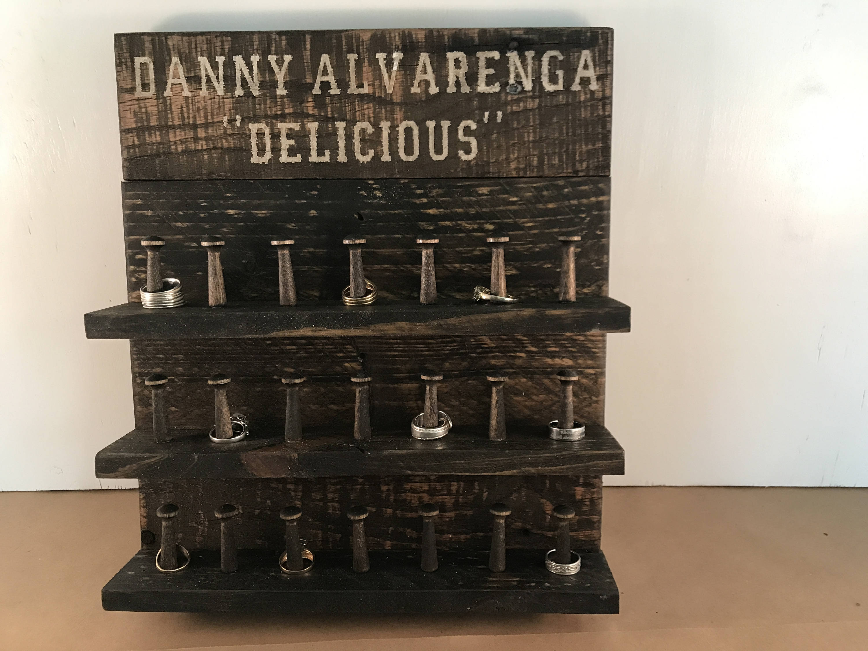 Personalized Championship Ring Display Sports Ring Display