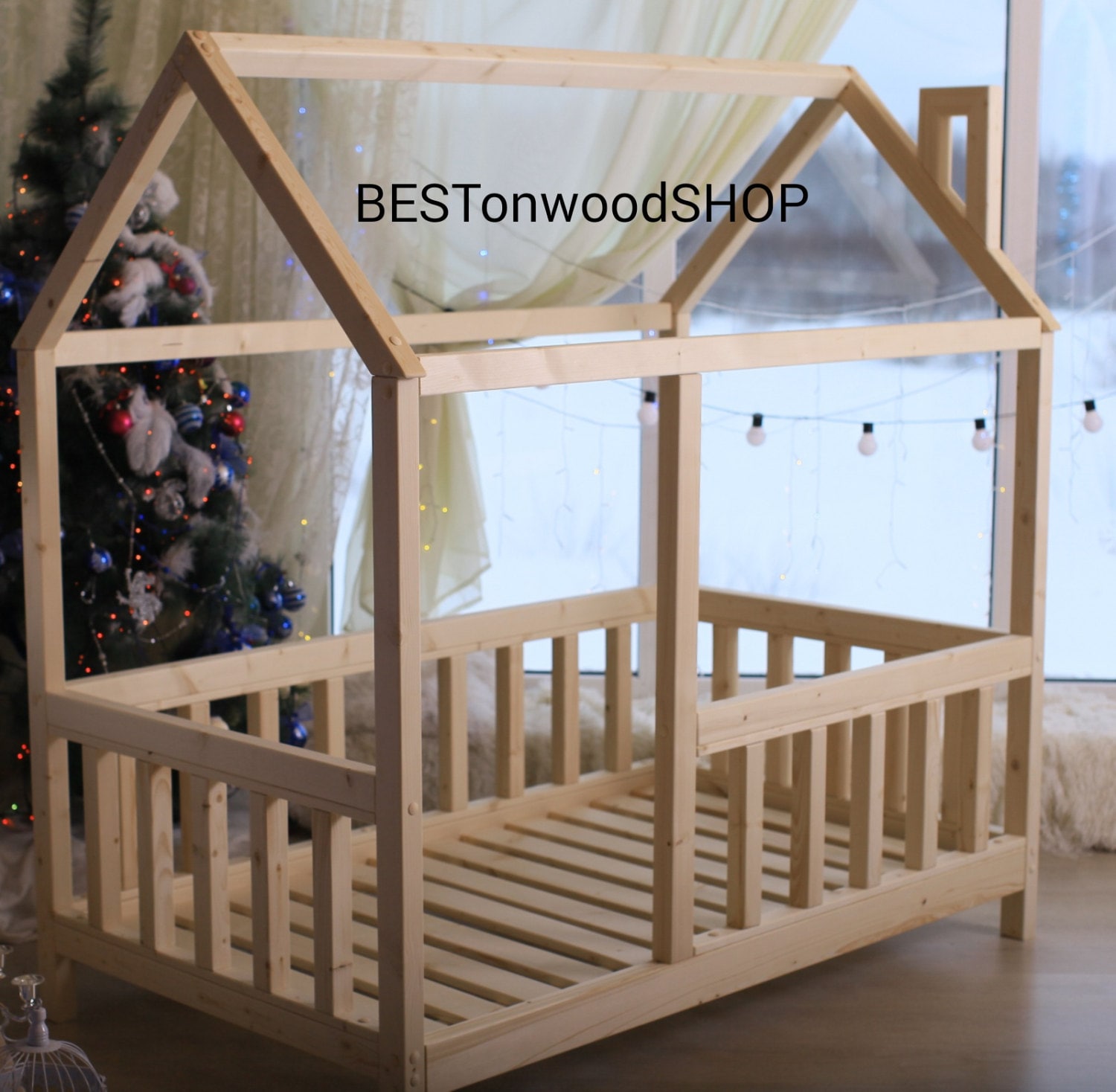 160708090cm. house bed tent bed wooden house wood