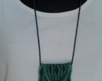 Amulet Bag - Sage/Gunmetal