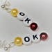 Saitama One Punch Man Stud Earrings Dangle Earrings Anime and Manga inspired earrings OK Catchphrase