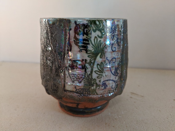 Handmade Ceramic Tea Bowl with Owl
