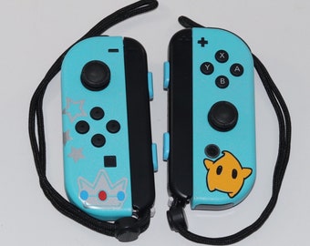 Nintendo Switch ~ Custom Joy-Cons ~ Super Mario Galaxy ~ Rosalina & Luma ~ Galactic Theme