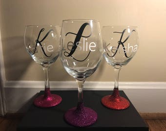 Customized Wine Glasses