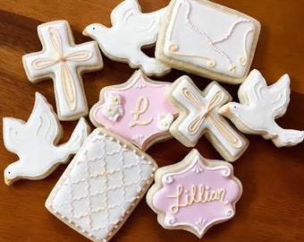 12 First Holy Communion Cookies