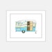 Vintage Camping Trailer Handpainted Watercolor Instant Download Art Print