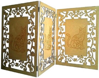 Cat Screen- Kitty Litter Screen- Cat Box Privacy Screen- Pet Gate- Cat Box Divider-Cat Lover Gift-Cat Mom Gift