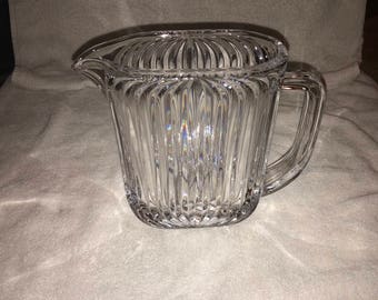 Vintage Crystal Wine Pitcher