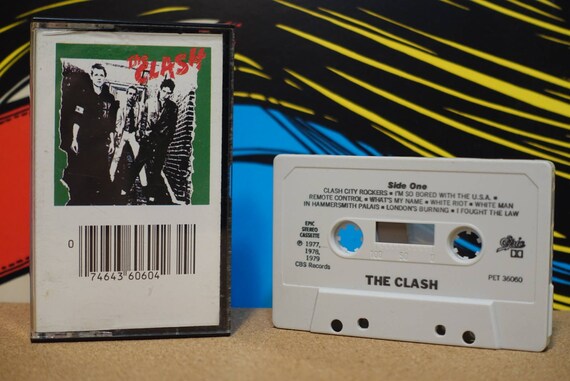 The Clash by The Clash Vintage Cassette Tape