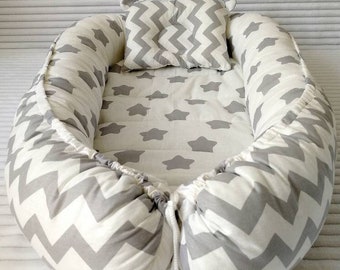 Double sided Baby Nest Bed, Babynest Newborn, Co sleeper,Snuggle Nest,Cosleeper, Cocoon,Baby lounger, Baby positoner.