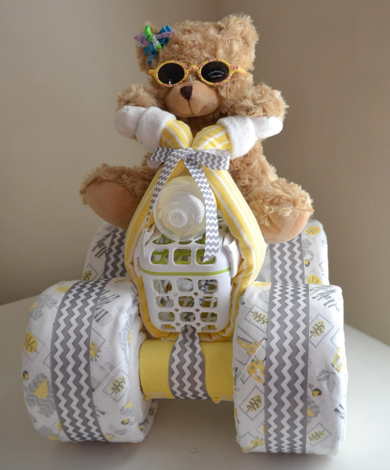 Diaper Cake Baby Cake 4Wheeler Quad ATV Motorcycle Diaper Cake Baby Cake 4Wheeler Quad ATV Motorcycle