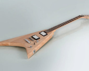 DIY Mahogany Bolt On Electric Guitar Kit UNFINISHED GK006