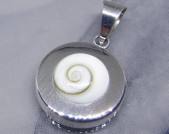 Pendant 925 sterling silver and Shiva eye