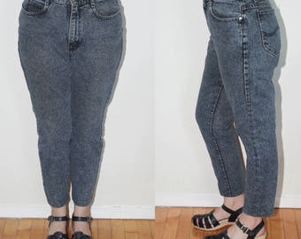 Vintage LEE Jeans Dark Blue Denim 90s High Waisted