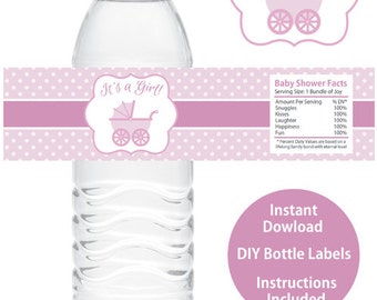 boy baby shower water bottle wrappers printable baby shower