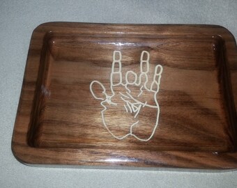 Jerry's Hand weed rolling tray