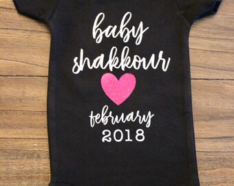 Baby Announcement Bodysuit