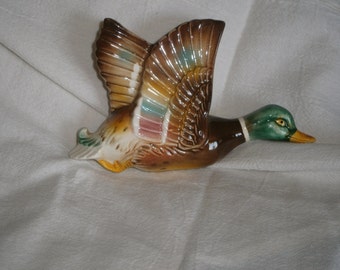 Vintage Mallard Wall Pocket