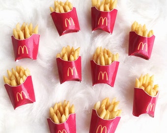 Miniature French-fries,Miniature potato chips,Dollhouse Potato,Miniature Potato,Miniature Food,Miniatures,Fried Potatoes,Chips,Miniatures