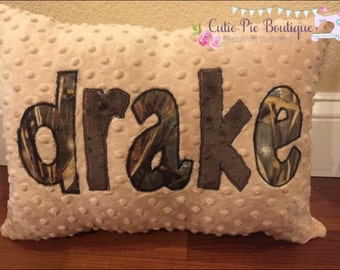 Personalized Pillow Cover- Custom Travel Pillow Case- Throw Pillow Cover -Monogrammed Pillow - Name Pillow
