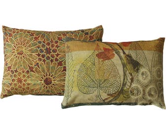 Decorative Cushion, 2 prints 1 pillow. Live-Structure