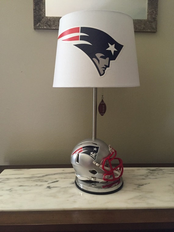 New England Patriots Mini Football Helmet Lamp Nfl Sports